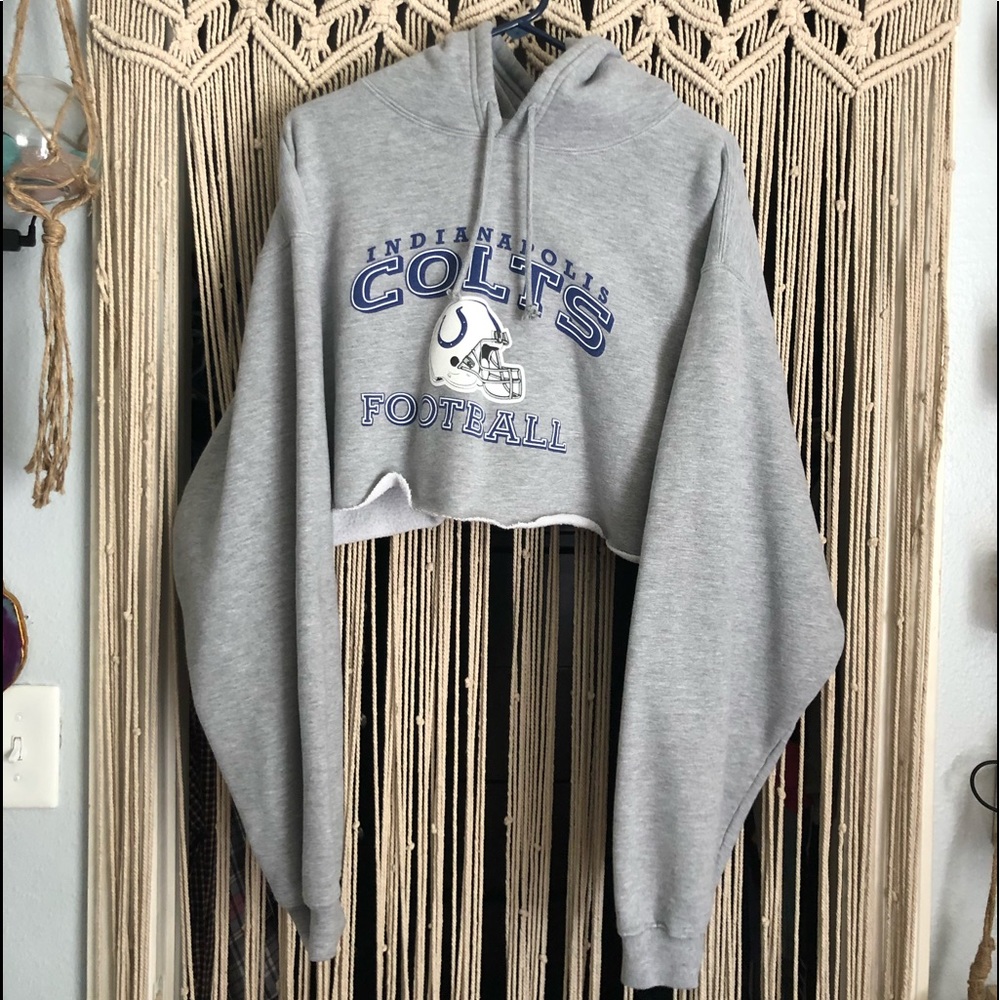 Colts cropped hoodie